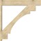 Ekena Millwork Merced Block Rough Sawn Outlooker, Douglas Fir, 8"W x 48"D x 48"H OUT08X48X48MRC05RDF - alternate 3